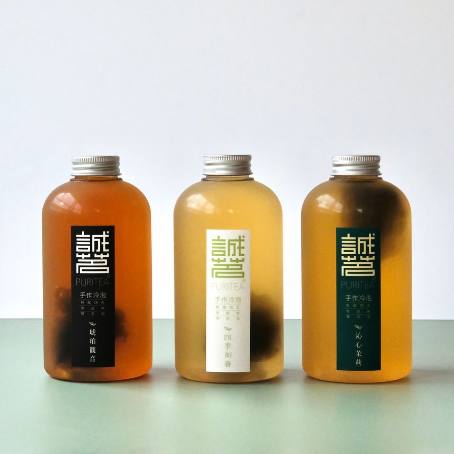 無茗 x 誠茗 Puritea - 茶包/手作冷泡茶 |  - 手作冷泡茶 500ml Cold Brew Tea