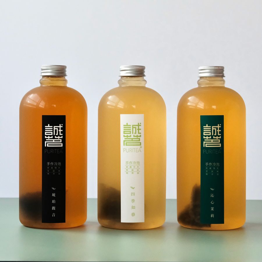 無茗 x 誠茗 Puritea - 茶包/手作冷泡茶 |  - 手作冷泡茶 1000ml Cold Brew Tea