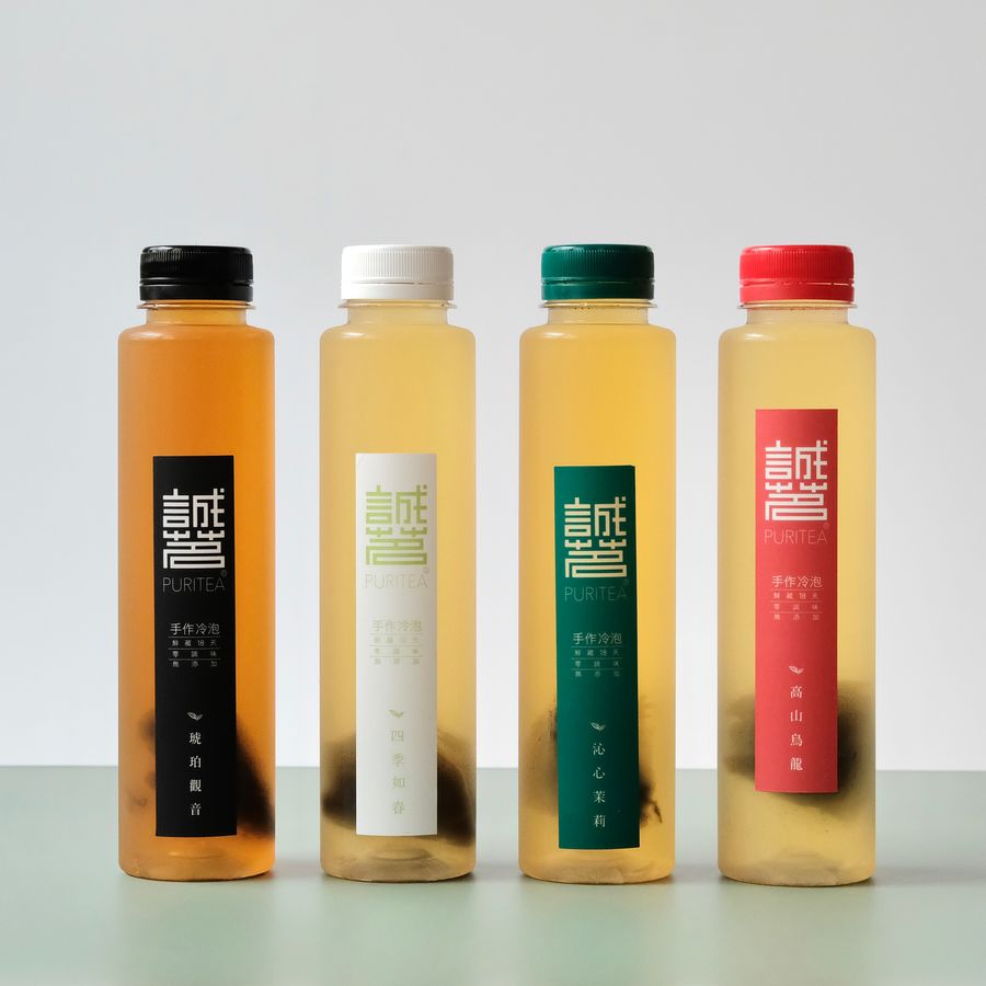 無茗 x 誠茗 Puritea - 茶包/手作冷泡茶 |  - 手作冷泡茶 480ml Cold Brew Tea