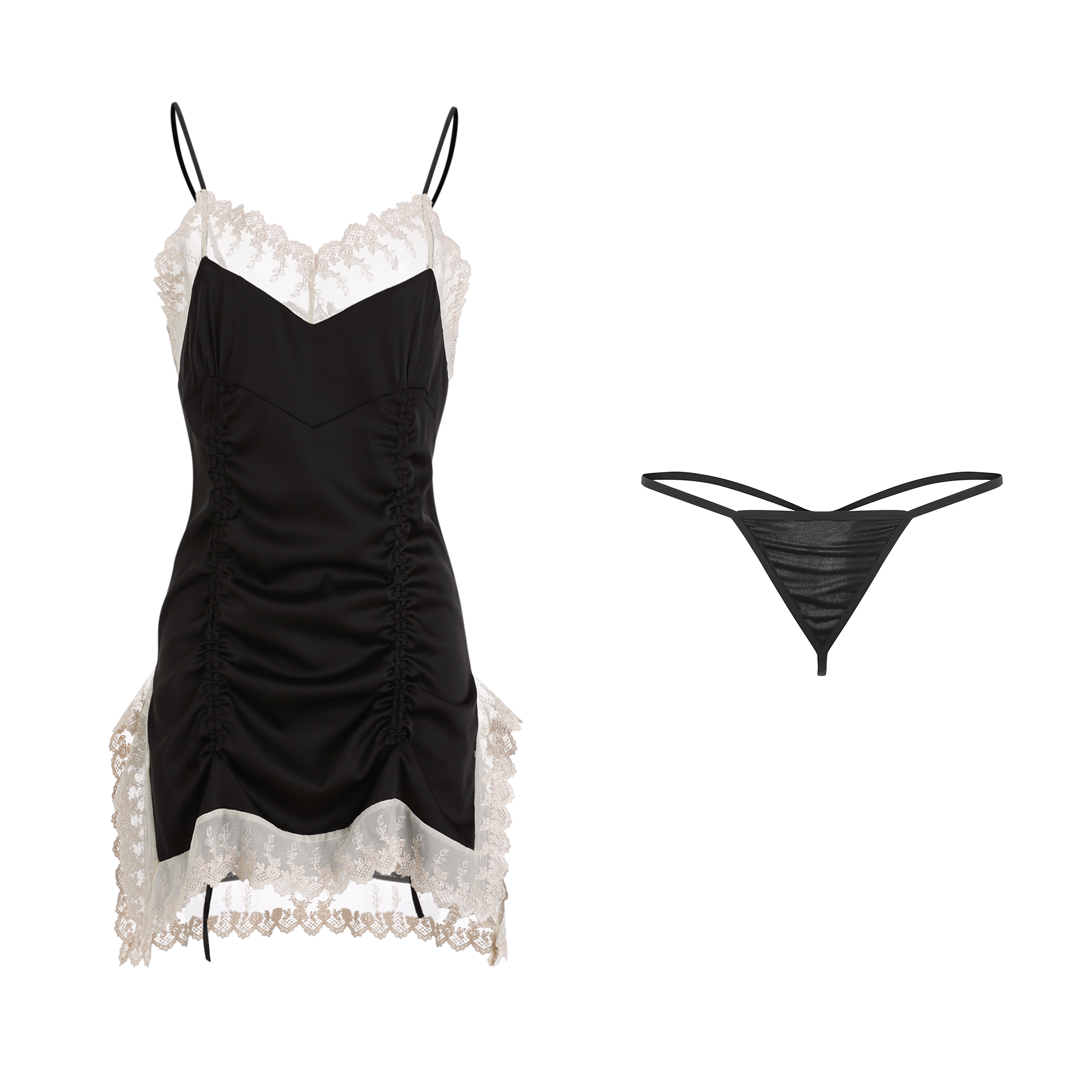 Silk Lace Trim Slip | Silk Nightdress | Silk Lingerie Silk Lace Trim Slip | Silk Nightdress | Silk Lingerie