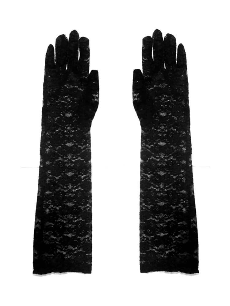 Black Lace Gloves, Sexy Long Lace Gloves (3).jpg