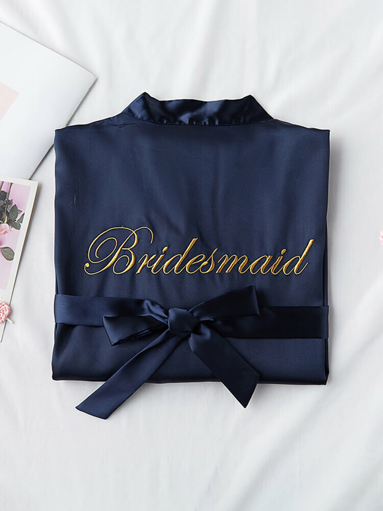 bridesmaid - navy blue