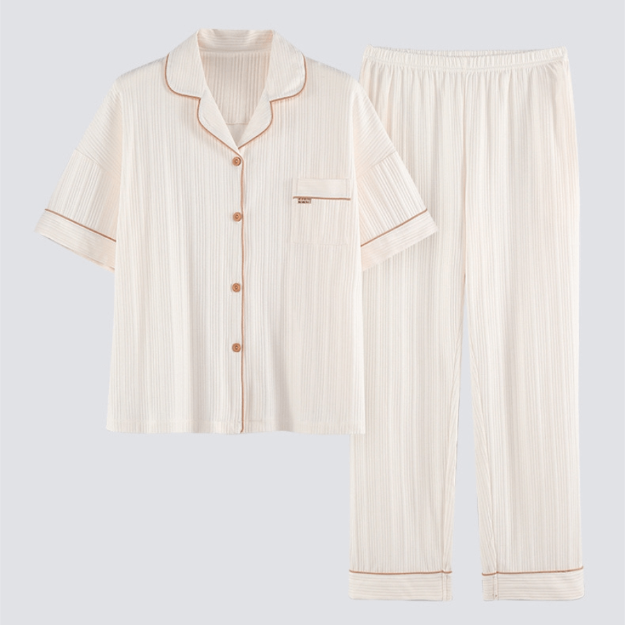 Couple Pyjamas Set, Cotton Pyjamas Shirt & Trouser (10)