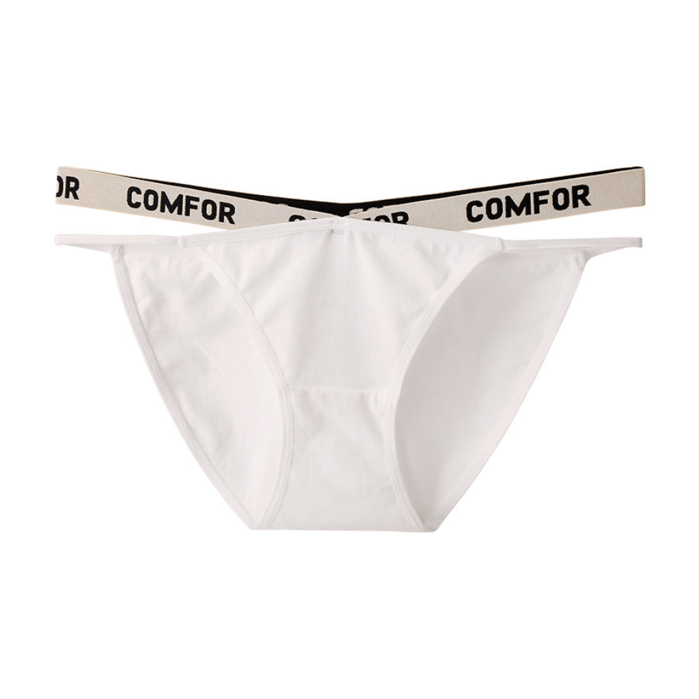 Cotton Panty with Waist Straps - White (4)