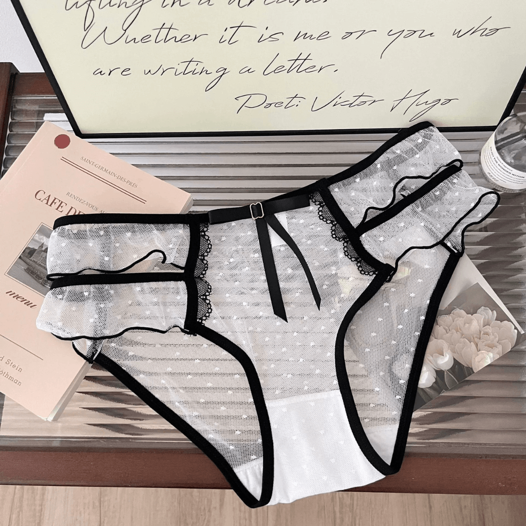 Polka Dots See-Through Panty, Sexy Panties, Sexy Lingerie Malaysia & Singapore (8)