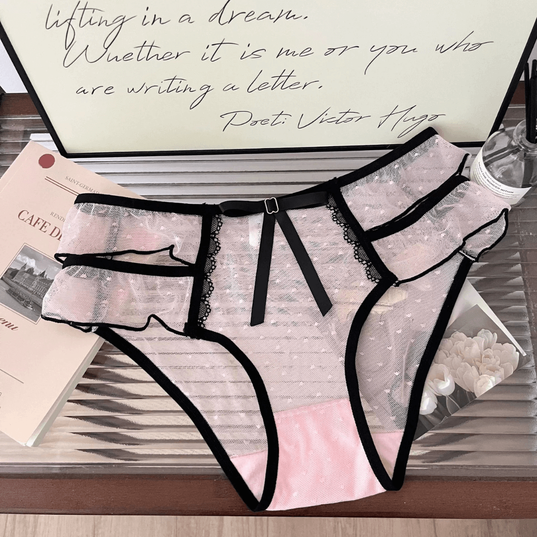 Polka Dots See-Through Panty, Sexy Panties, Sexy Lingerie Malaysia & Singapore (9)