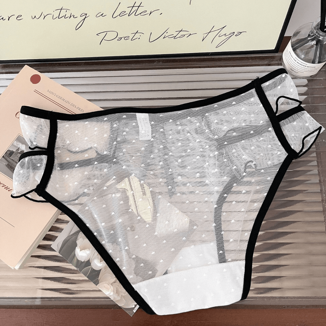 Polka Dots See-Through Panty, Sexy Panties, Sexy Lingerie Malaysia & Singapore (5)