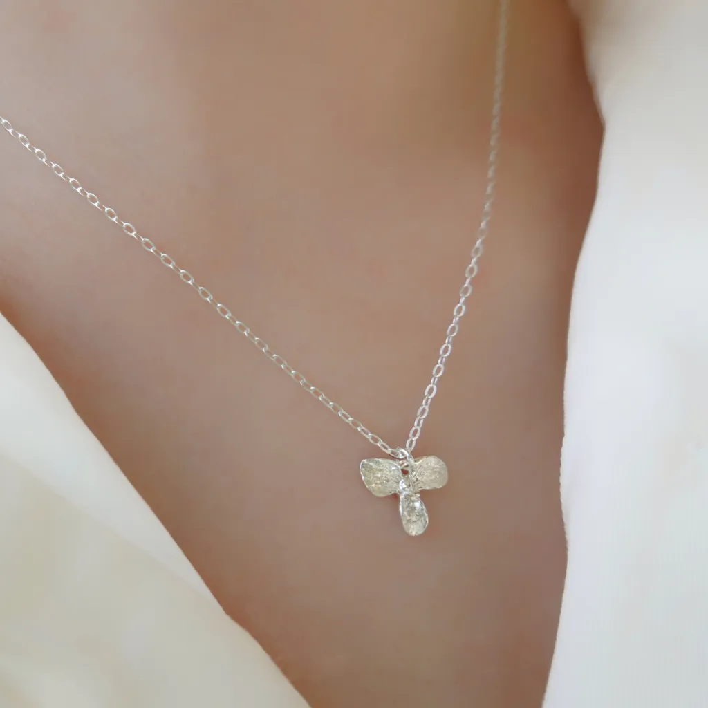 Birth Flower July 7月誕生花純銀項鍊 Emmptyforest Brighten Up Your Day Birth Flower July 7月誕生花純銀項鍊 Emmptyforest Brighten Up Your Day