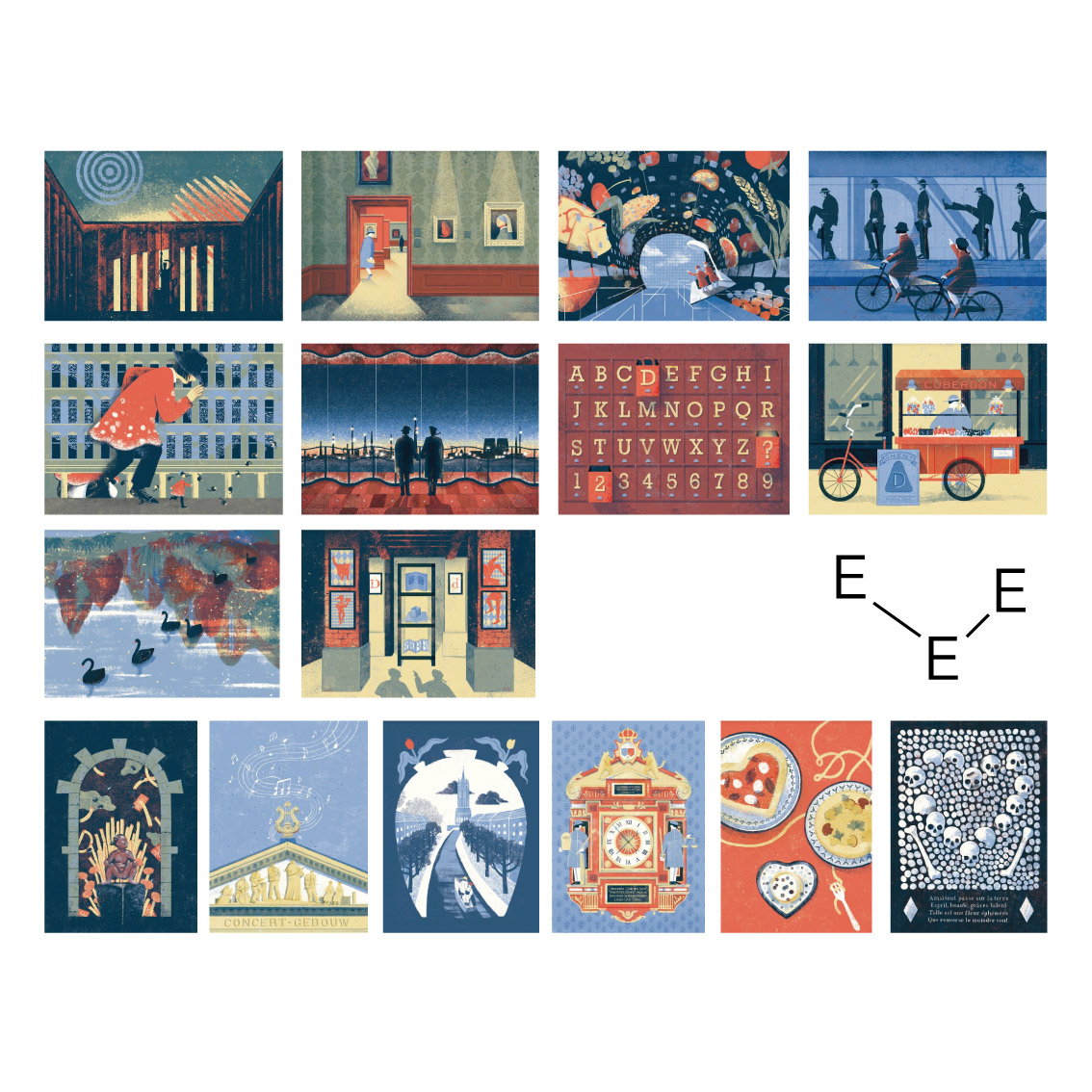 台灣d D Goods 明信片組eee 茶筆巷文具生活空間tpl Stationery