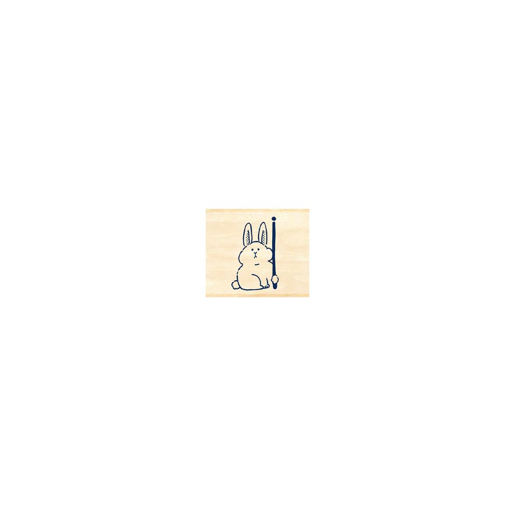 Beverly_印章_小兔子舉旗子_TSW-086