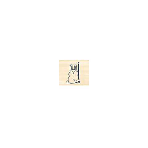 Beverly_印章_小兔子舉旗子_TSW-086