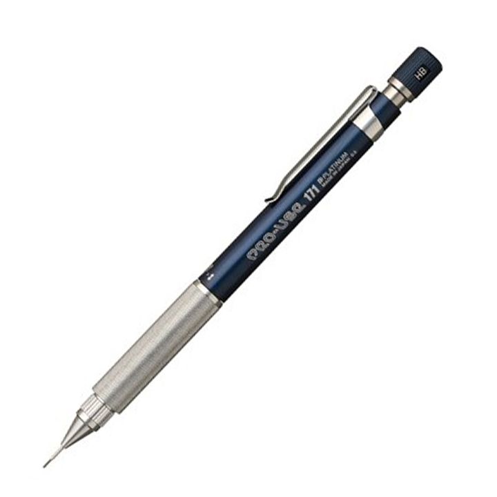 Plutinum_171製圖用自動鉛筆_銀_0.5mm_MSDA-1500A_藍.jpg
