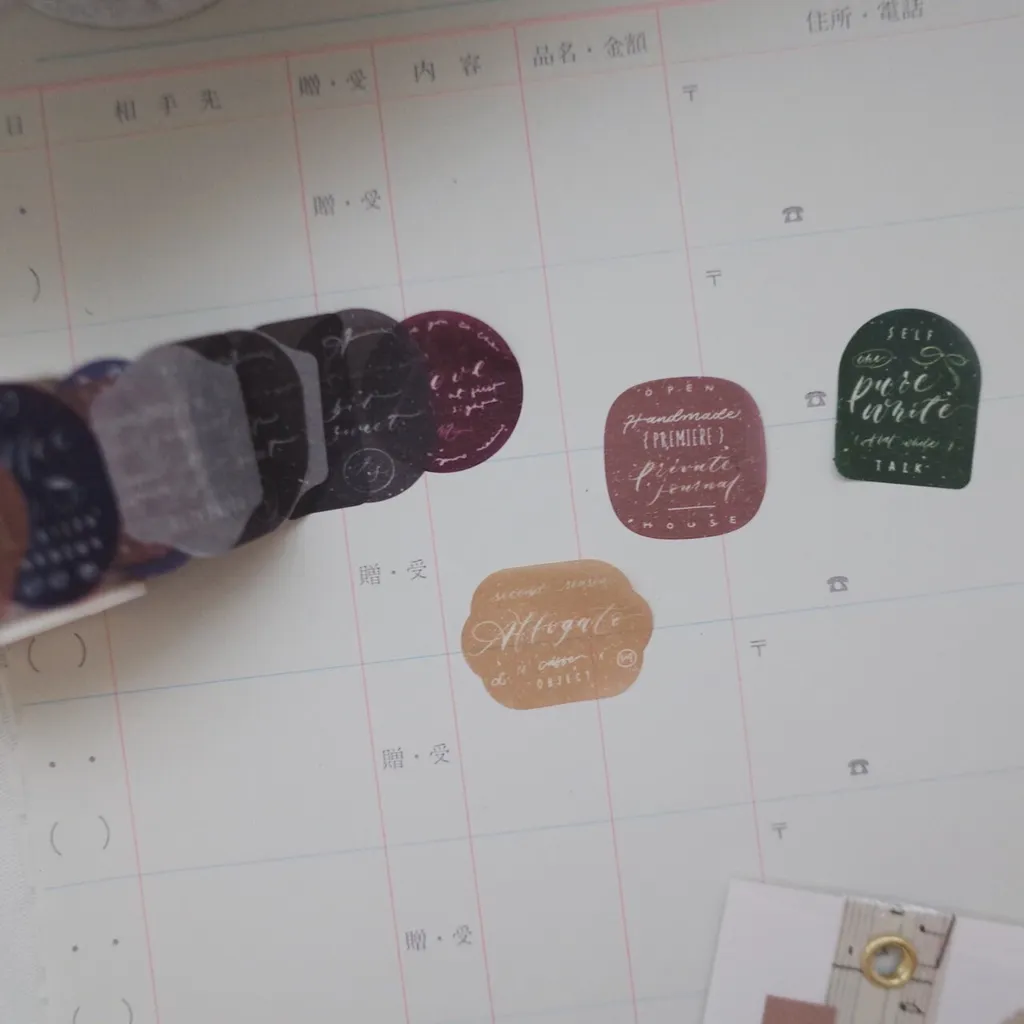 Mr. Eggplants Washi Sticker Roll - Private Journal