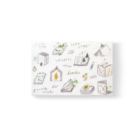 書的記憶 Memories of books - 轉印貼紙 transfer sticker