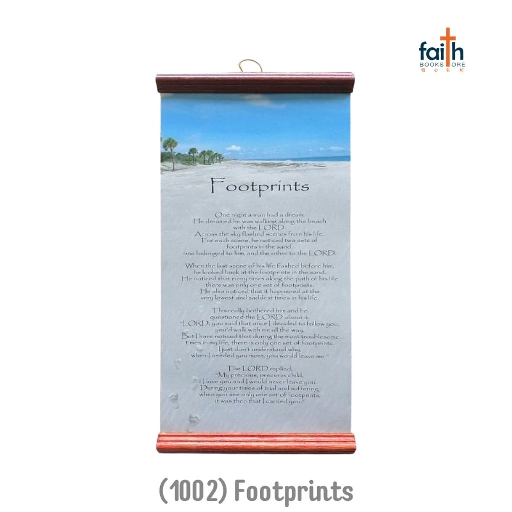 malaysia-online-christian-bookstore-faith-book-store-inspirational-scroll-hanging-decoration-wall-decor-english-scripture-bible-verse-chosen-treasure-1002-footprints