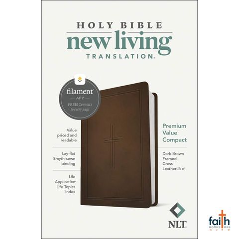 malaysia-online-christian-bookstore-faith-book-store-english-holy-bible-new-living-translation-nlt-premium-value-compact-dark-brown-framed-cross-leatherlike-filament-enabled-tyndale-9781496479303-1