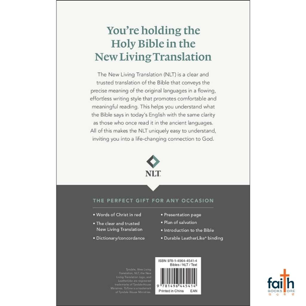 malaysia-online-christian-bookstore-faith-book-store-english-holy-bible-new-living-translation-nlt-premium-gift-bible-teal-cross-leatherlike-red-letter-tyndale-9781496445414-2