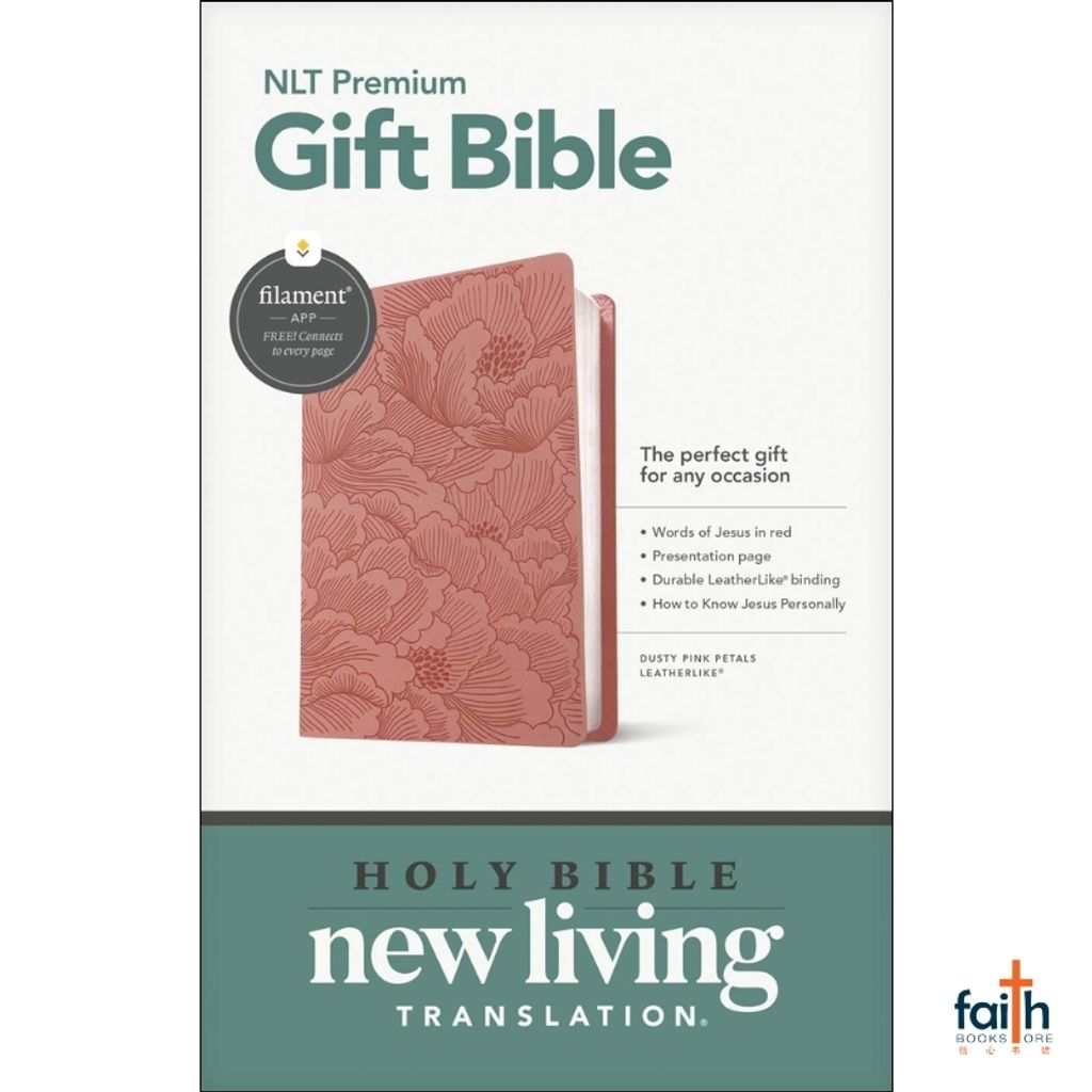 malaysia-online-christian-bookstore-faith-book-store-english-holy-bible-new-living-translation-nlt-premium-gift-bible-dusty-pink-petals-leatherlike-filament-enabled-red-letter-tyndale-9781496489821-1