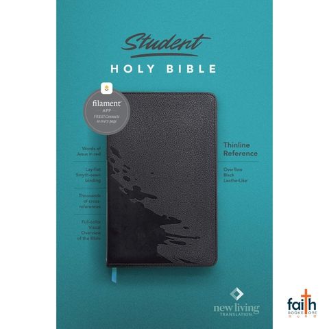 malaysia-online-christian-bookstore-faith-book-store-english-holy-bible-new-living-translation-nlt-student-bible-thinline-reference-overflow-black-leatherlike-filament-enabled-tyndale-9781496483898-1
