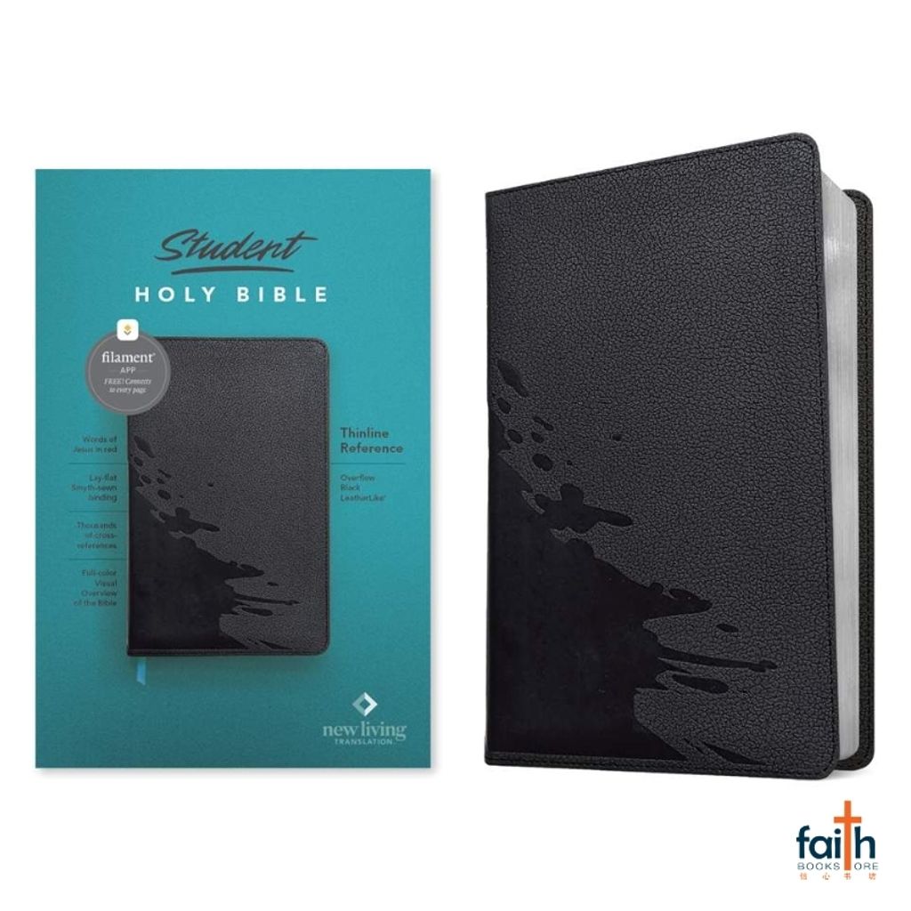 malaysia-online-christian-bookstore-faith-book-store-english-holy-bible-new-living-translation-nlt-student-bible-thinline-reference-overflow-black-leatherlike-filament-enabled-tyndale-9781496483898-9