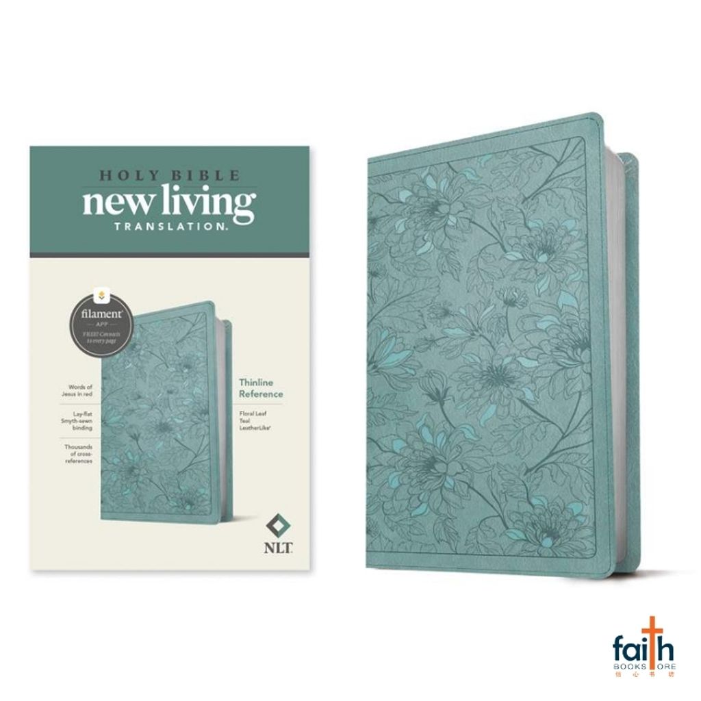 malaysia-online-christian-bookstore-faith-book-store-english-holy-bible-new-living-translation-nlt-thinline-reference-floral-leaf-teal-leatherlike-red-letter-filament-enabled-tyndale-9781496459176-8