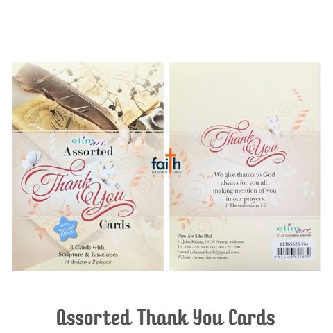 malaysia-online-christian-bookstore-faith-book-store-assorted-thank-you-cards-with-special-effect-english-8-cards-with-scripture-&-envelopes-4-designs-x-2-pieces-elim-art-CETB-5525-YM-1