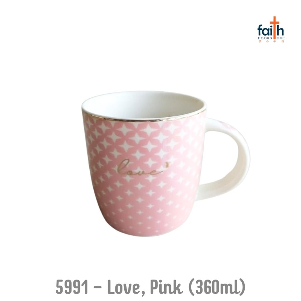 malaysia-online-christian-bookstore-faith-book-store-ceramic-mugs-360-ml-ceramic-cups-christian-gifts-elim-art-5991-love-pink-360-ml