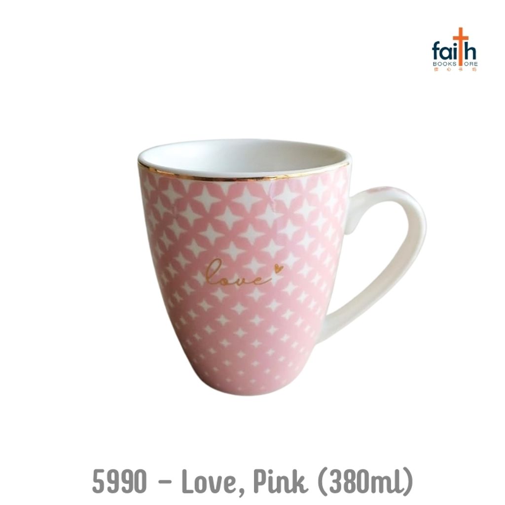 malaysia-online-christian-bookstore-faith-book-store-ceramic-mugs-380-ml-ceramic-cups-christian-gifts-elim-art-5990-love-pink-380-ml