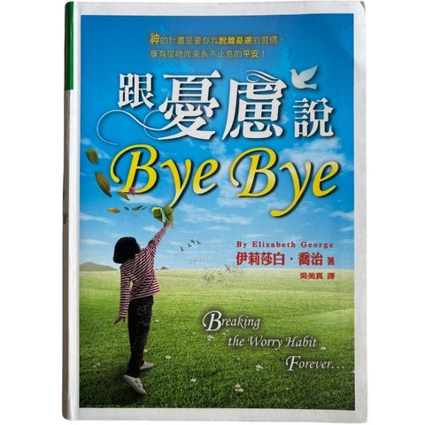 malaysia-online-christian-bookstore-faith-book-store-mandarin-book-再生书- 跟忧郁说 Bye Bye-伊丽莎白·乔治-9789866259210-1