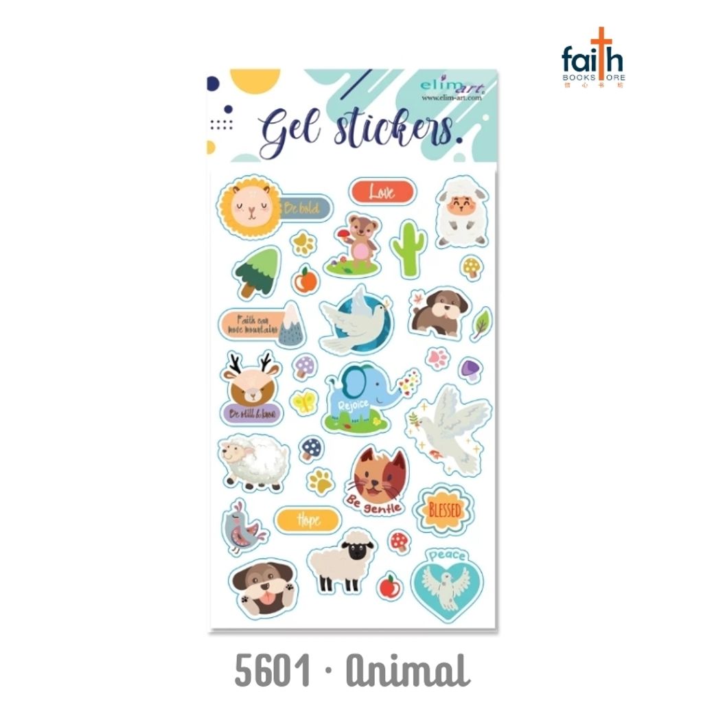 malaysia-online-christian-bookstore-faith-book-store-christian-gel-stickers-elim-art-kids-sticker-children-cute-stickers-SEGS-5601-animal-series-1