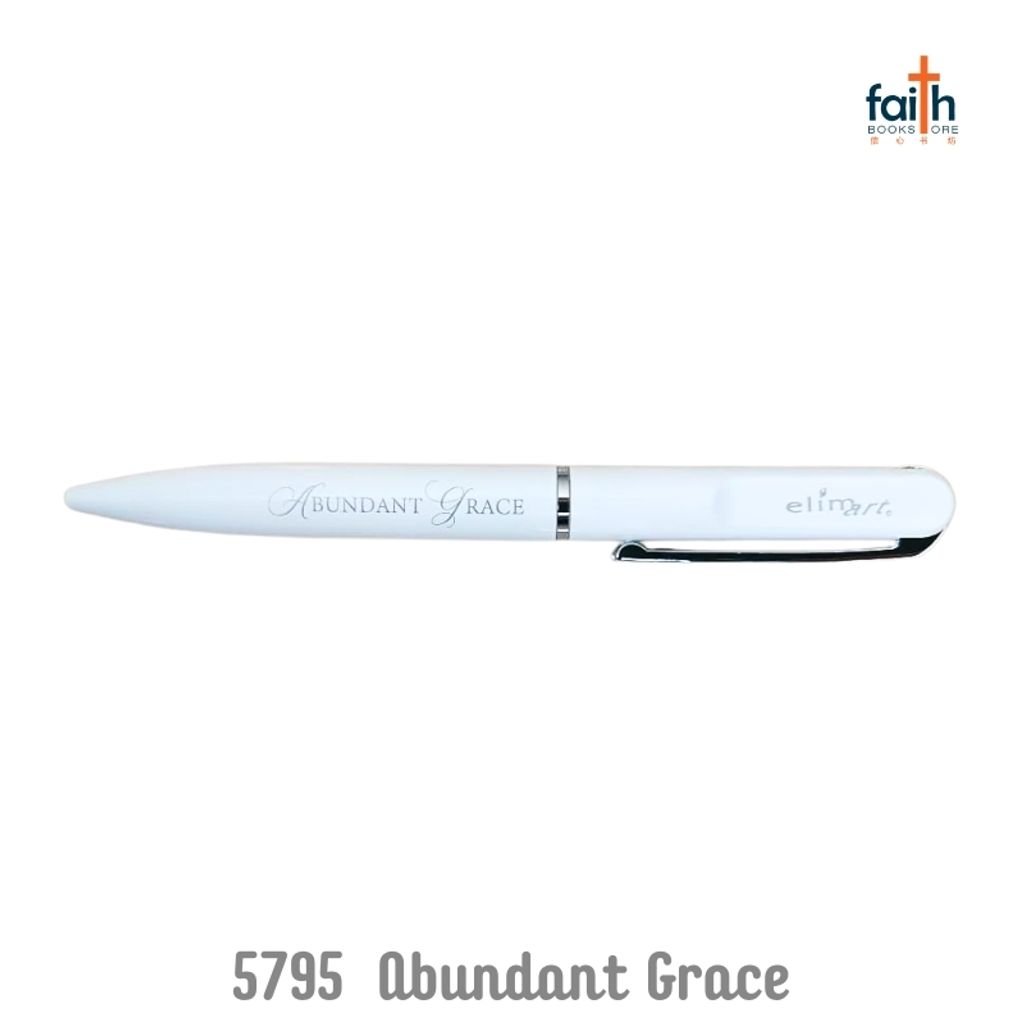 malaysia-online-christian-bookstore-faith-book-store-gift-pen-with-refill-ink-set-&-individual-case-black-box-ball-pen-metal-black-ink-0.5mm-elim-art-GEBP-5795-WM-abundant-grace-white-colour-pen-1