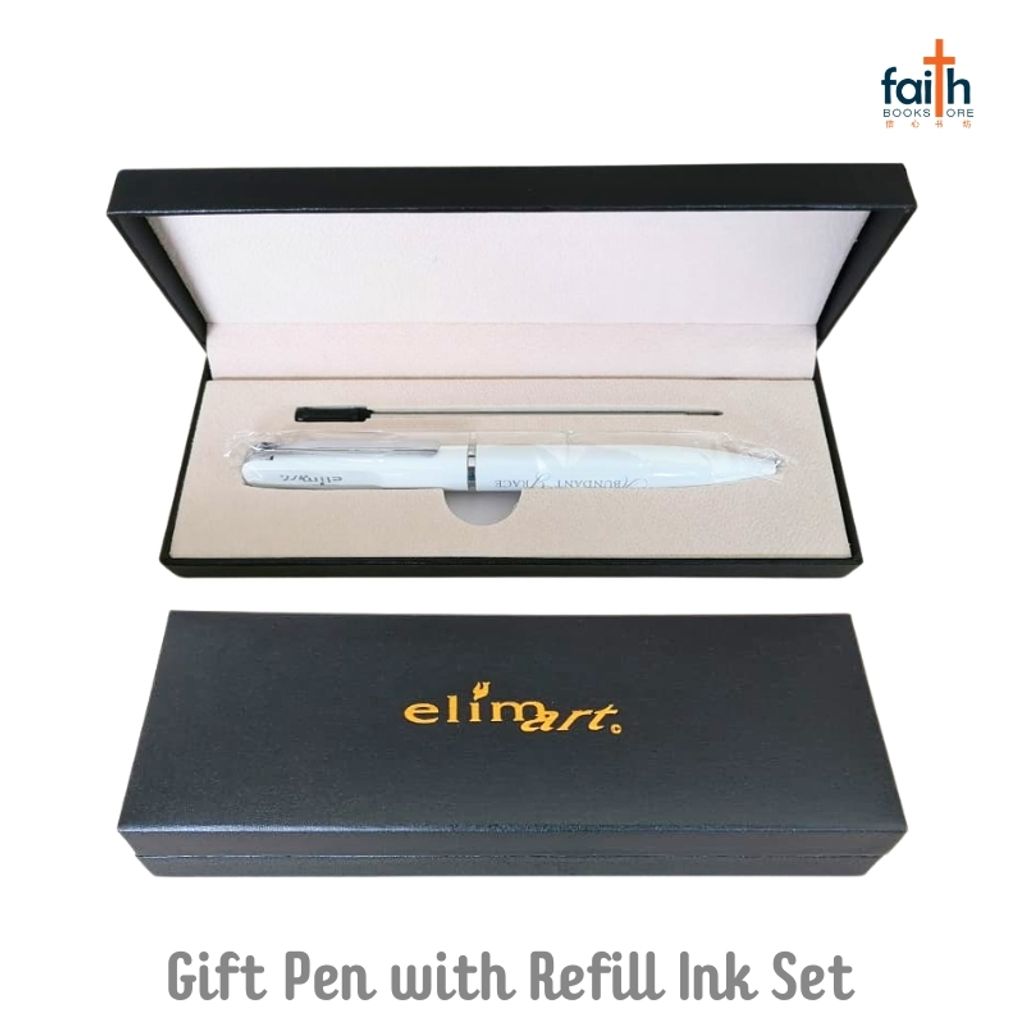 malaysia-online-christian-bookstore-faith-book-store-gift-pen-with-refill-ink-set-&-individual-case-black-box-ball-pen-metal-black-ink-0.5mm-elim-art-2