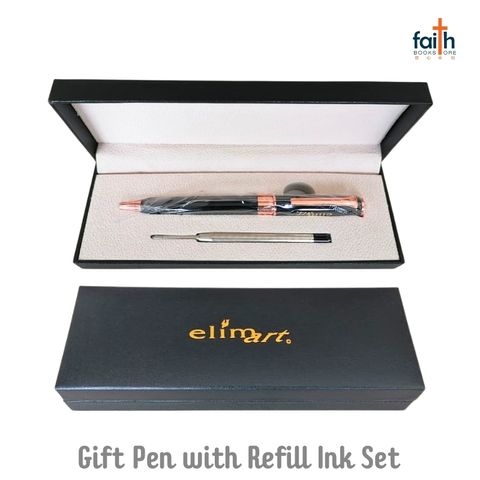 malaysia-online-christian-bookstore-faith-book-store-gift-pen-with-box-packaging-refill-ink-set-ball-pen-metal-black-ink-0.5mm-elim-art-2