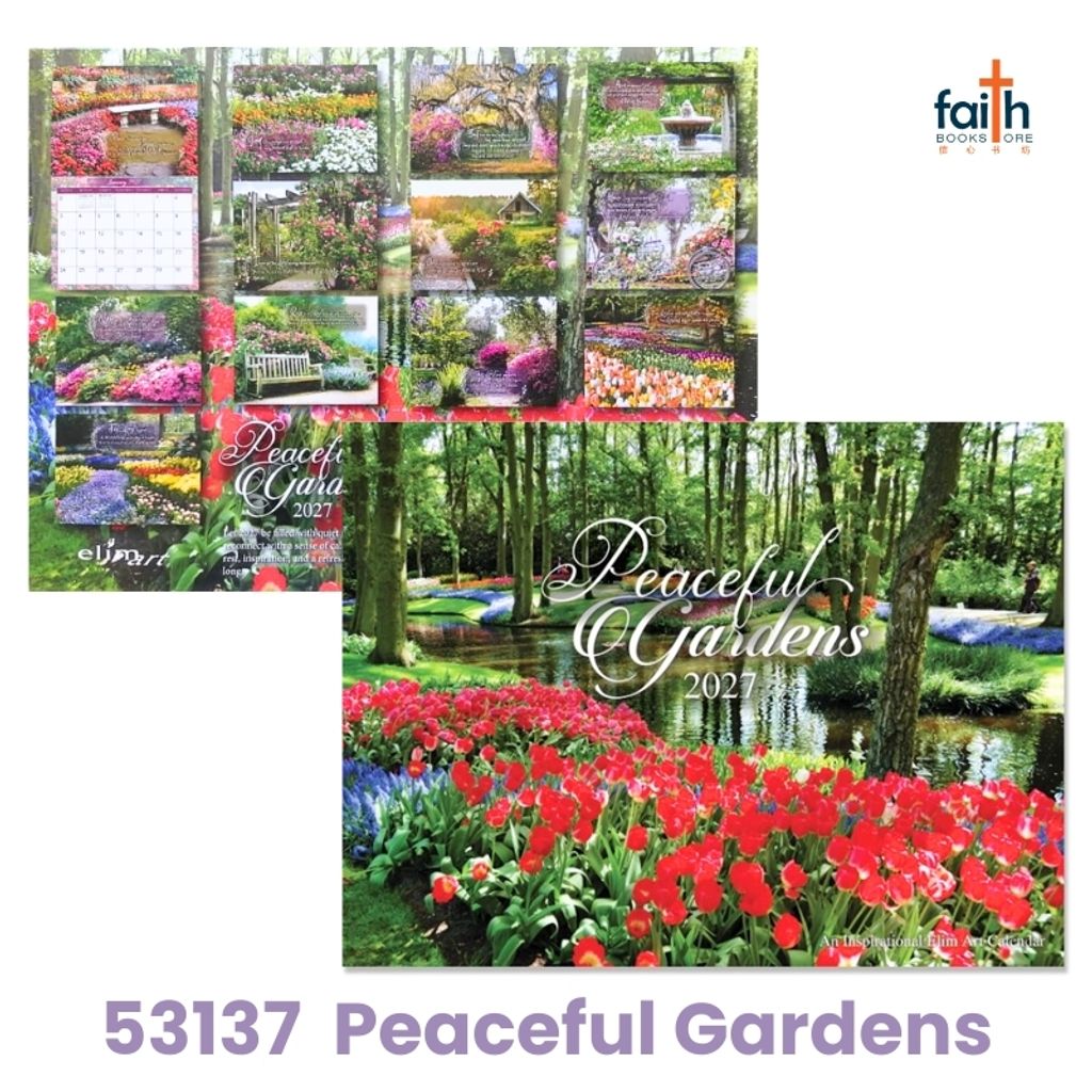 malaysia-online-christian-bookstore-faith-book-store-2027-wall-calendar-with-scripture-bible-verses-christian-wall-calendars-2027-elim-art-SEWC-53137-AM-peaceful-gardens