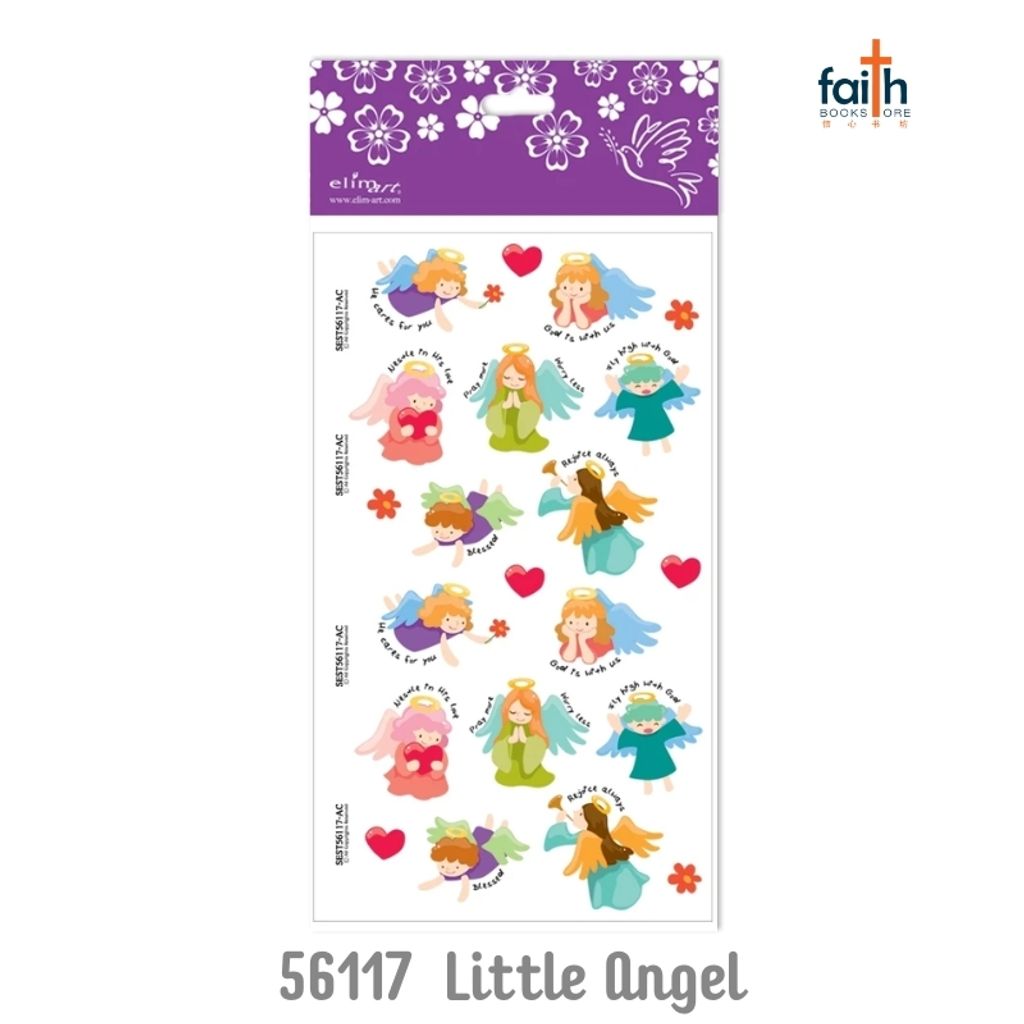 malaysia-online-christian-bookstore-faith-book-store-christian-fun-stickers-elim-art-SEST-56117-AC-little-angel