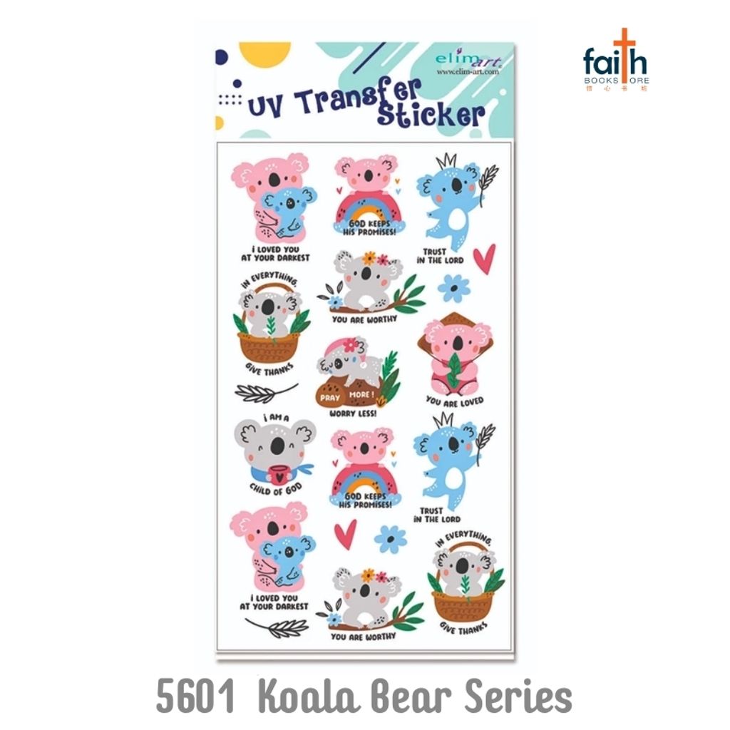 malaysia-online-christian-bookstore-faith-book-store-christian-uv-transfer-sticker-elim-art-kids-stickers-with-inspirational-christian-quotes-scripture-bible-verses-SEUS-5601-WC-koala-bear-series