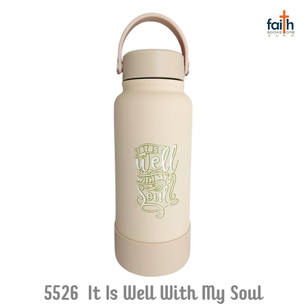 malaysia-online-christian-bookstore-faith-book-store-tumbler-bottles-with-bible-verse-1000-ml-stainless-steel-with-carry-handle-travel-tumbler-elim-art-GEWB-5526-AM-it-is-well-with-my-soul
