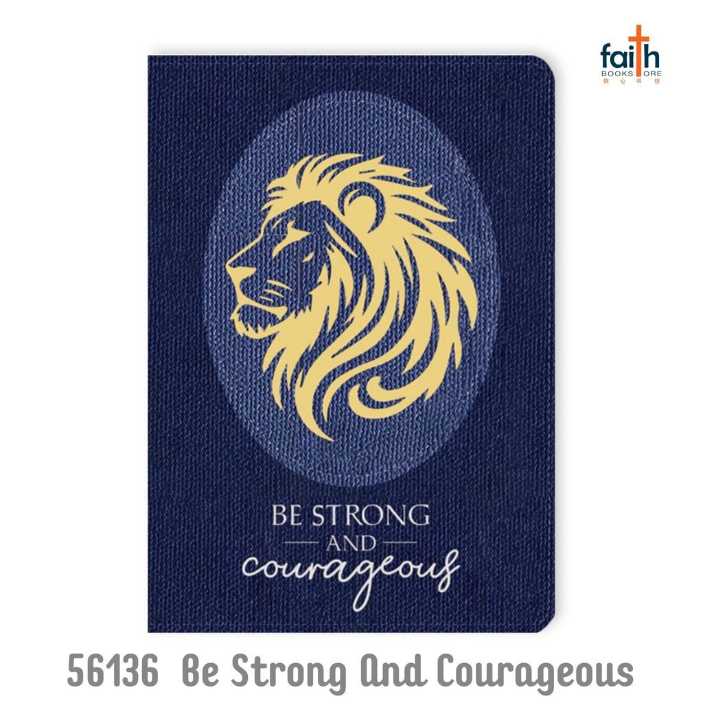 malaysia-online-christian-bookstore-faith-book-store-A5-lux-leather-2-tone-journal-notebook-elim-art-notebooks-journals-2026-2027-SEJL-56136-AM-be-strong-and-courageous-joshua-1-9