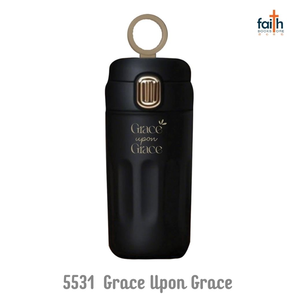 malaysia-online-christian-bookstore-faith-book-store-christian-tumbler-mugs-450-ml-stainless-steel-travel-tumbler-with-carry-loop-inspirational-faith-elim-art-GEWB-5531-AM-grace-upon-grace