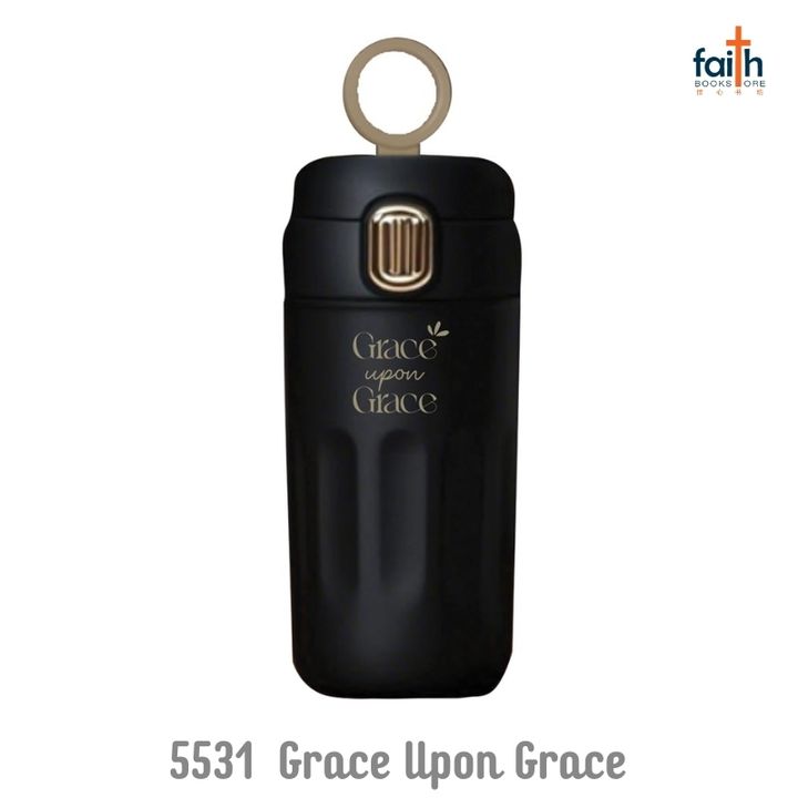 malaysia-online-christian-bookstore-faith-book-store-christian-tumbler-mugs-450-ml-stainless-steel-travel-tumbler-with-carry-loop-inspirational-faith-elim-art-GEWB-5531-AM-grace-upon-grace