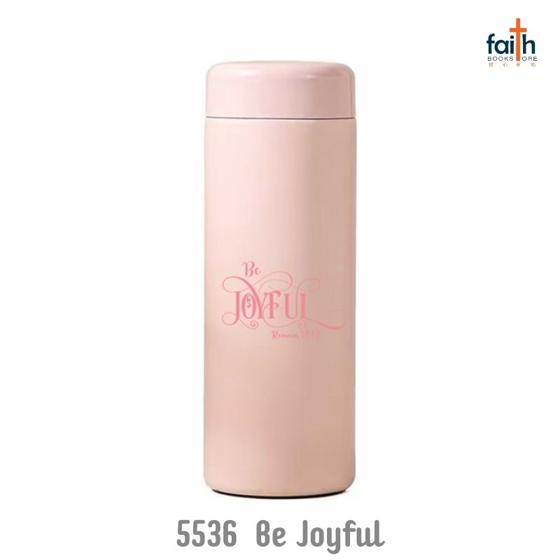 malaysia-online-christian-bookstore-faith-book-store-christian-tumbler-bottle-350-ml-stainless-steel-travel-tumbler-inspirational-faith-gifts-elim-art-GEWB-5536-AM-be-joyful-romans-12-12