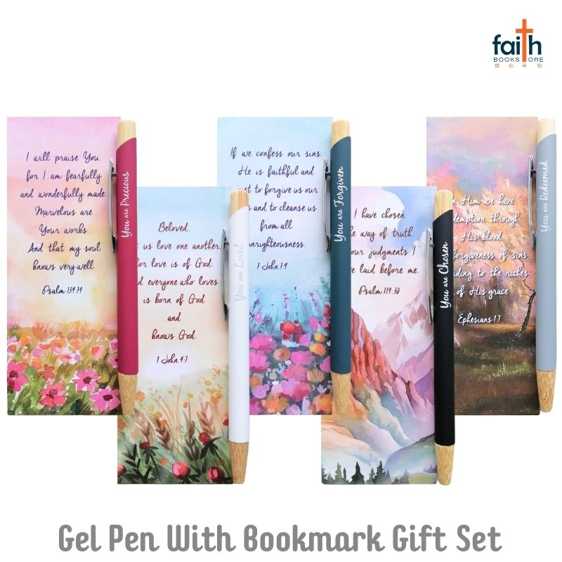 malaysia-online-christian-bookstore-faith-book-store-gel-pen-with-bookmark-gift-set-with-scripture-bible-verse-metal-with-bamboo-gel-pen-black-ink-0.5mm-elim-art-3