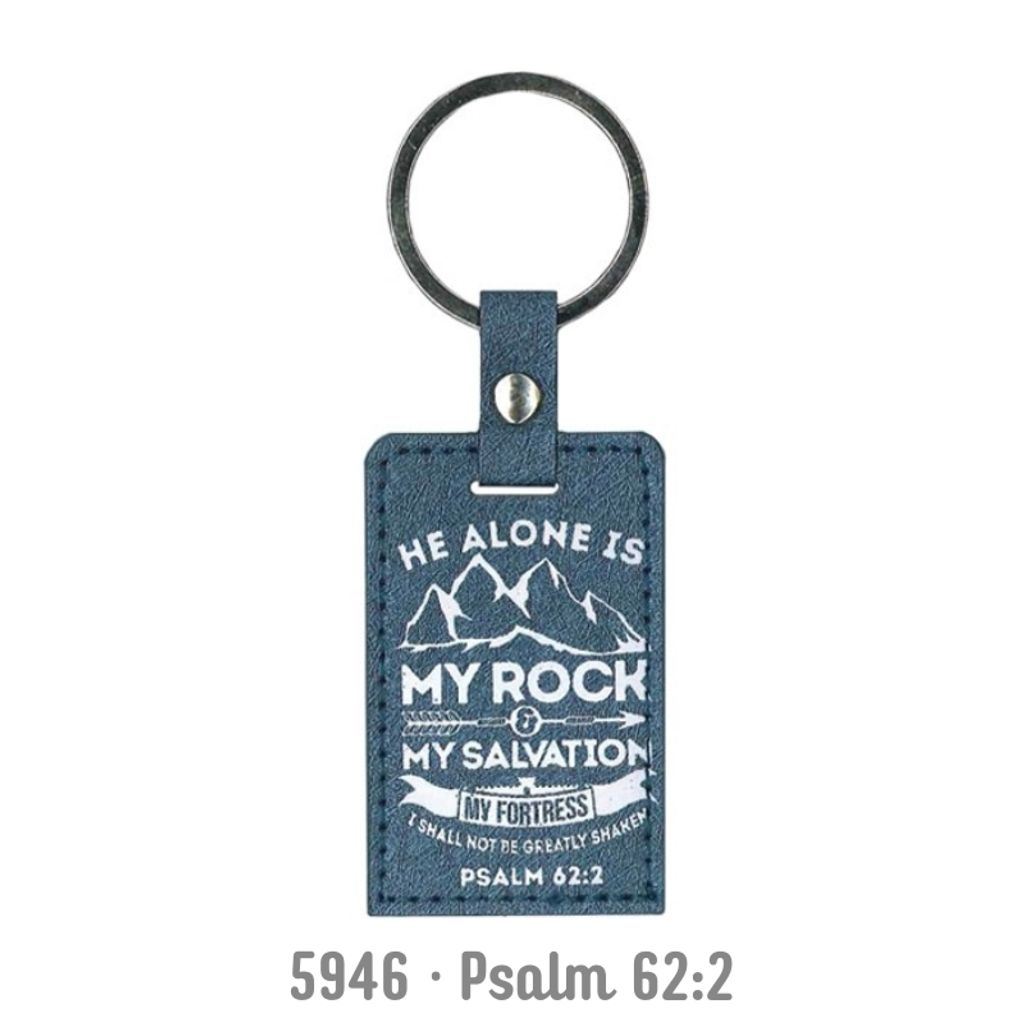 malaysia-online-chritian-bookstore-faith-book-store-chrisitan-gifts-lux-leather-keychain-5946-psalm-62-2-he-alone-is-my-rock-my-salvation-my-fortress-800x800-1
