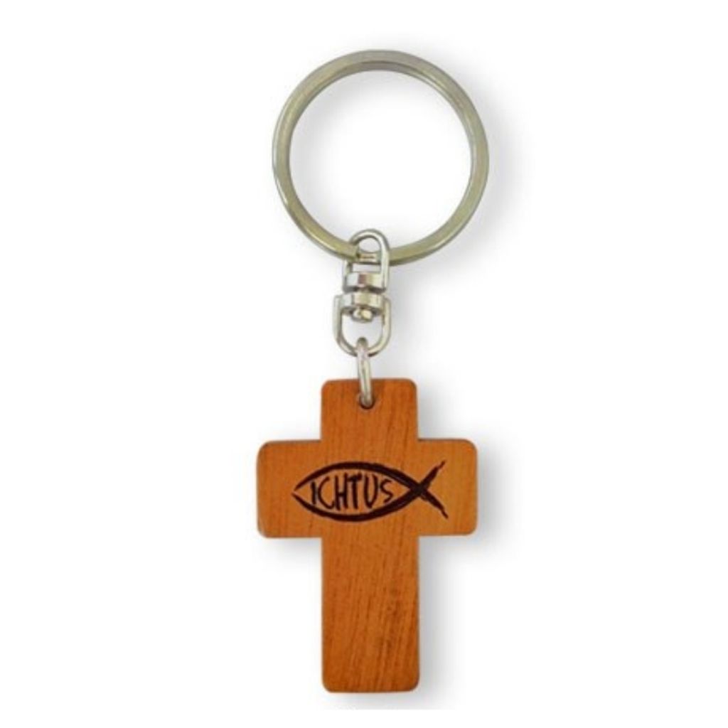 malaysia-online-christian-bookstore-faith-book-store-wooden-cross-keychain-one-sided-elim-art-ichtus-800x800