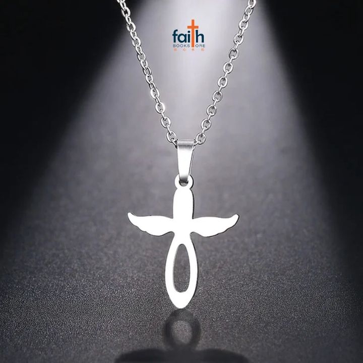 malaysia-online-christian-bookstore-faith-book-store-angel-cross-christian-necklace-7-loaves-and-fishes-silver-800x800
