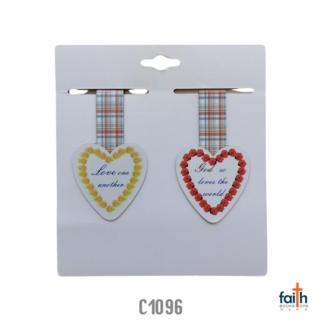 malaysia-online-christian-bookstore-faith-book-store-magnetic-bookmarks-heart-shaped-double-sided-chinese-english-磁性-心形-双面-书签-中-英-文-2-pcs-pack-favor-bookstore-C1096-love-one-another-god-so-loves-the-world-800x800