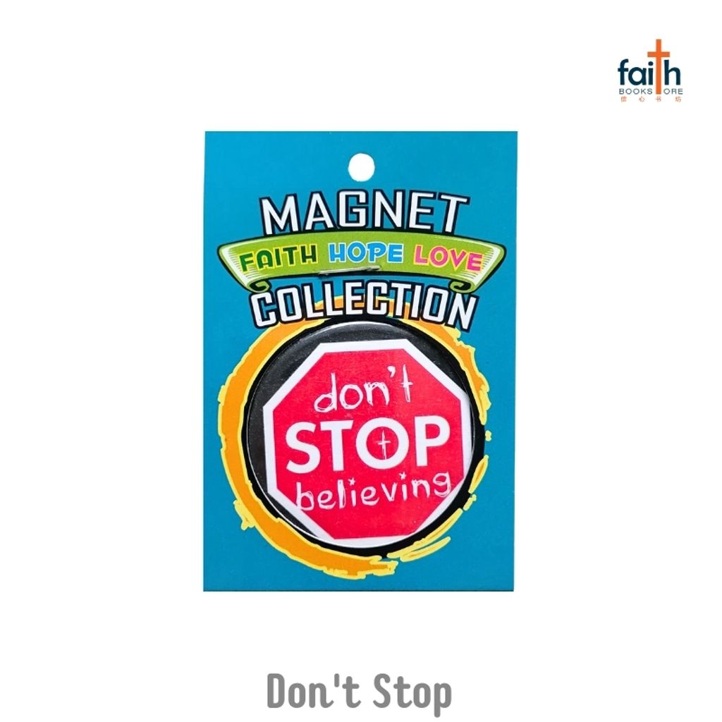 malaysia-online-christian-bookstore-faith-book-store-fridge-magnets-round-shaped-faith-hope-love-collection-jonjes-don't-stop-believing-800x800