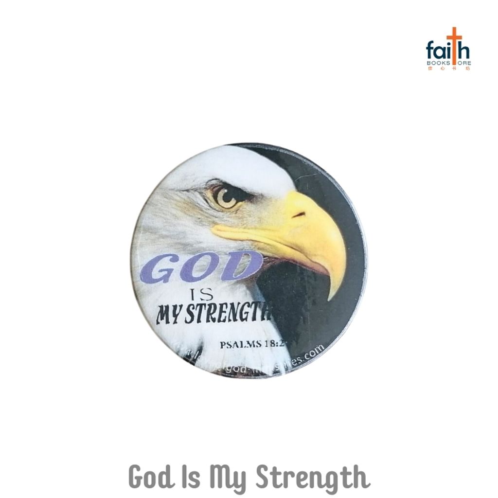 malaysia-online-christian-bookstore-faith-book-store-fridge-magnets-round-shaped-love-of-god-ministries-god-is-my-strength-800x800