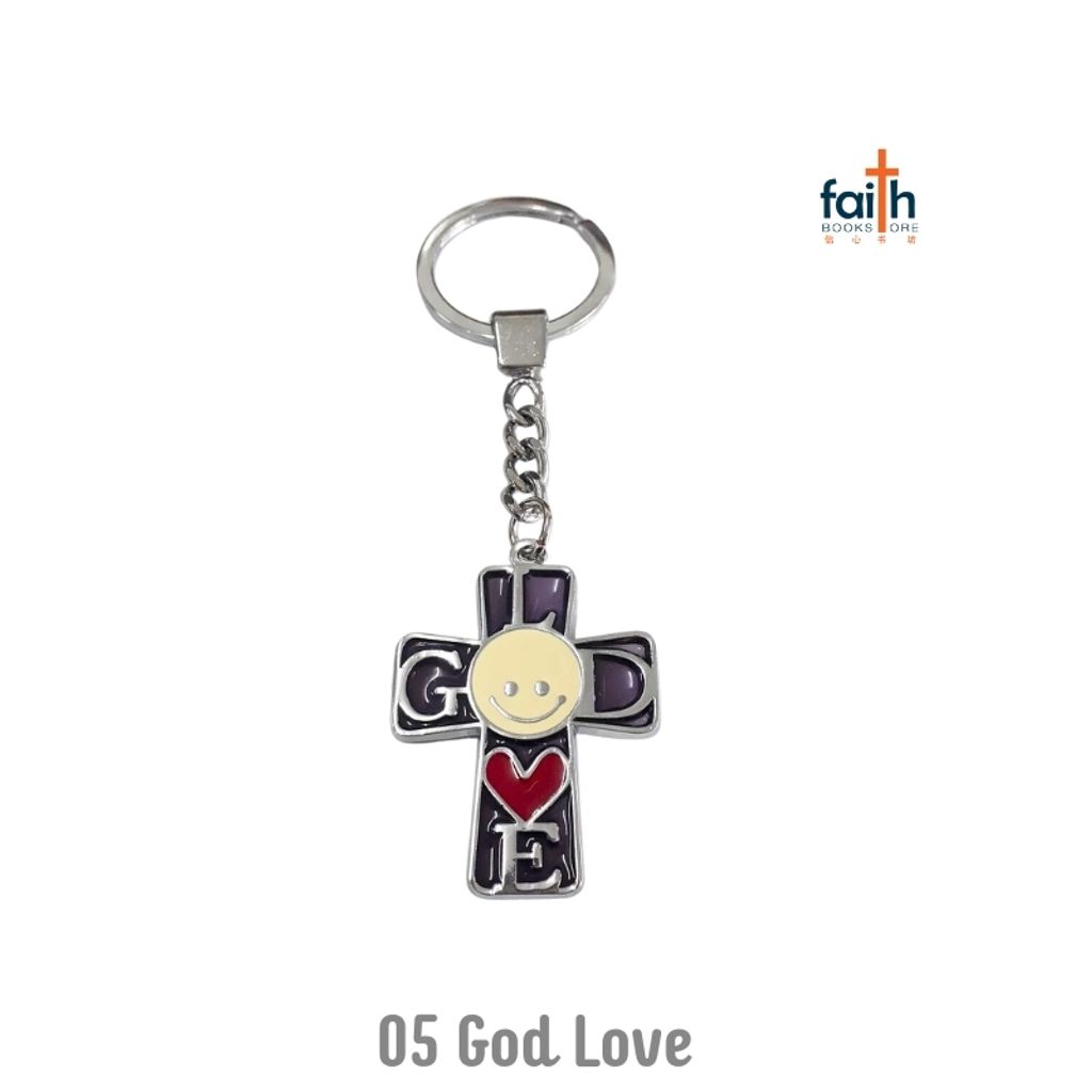 malaysia-online-christian-bookstore-faith-book-store-metal-cross-keychain-stained-glass-chosen-treasure-05-god-love-800x800