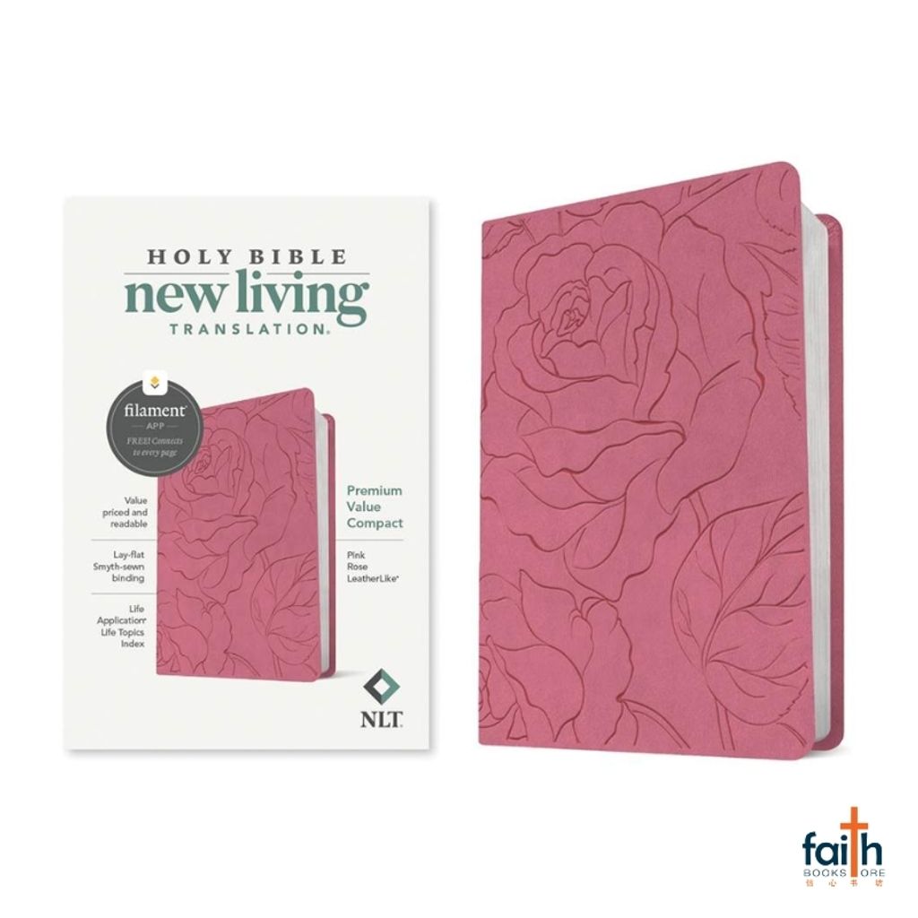 malaysia-online-christian-bookstore-faith-book-store-holy-bible-english-new-living-translation-NLT-premium-value-compact-pink-rose-leatherlike-filament-enabled-edition-9781496479280-800x800-2